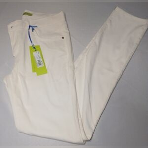 Versace white jeans with gold hardware 🤍